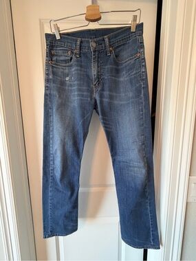 Levi's Men's Straight Fit Blue Denim Jeans